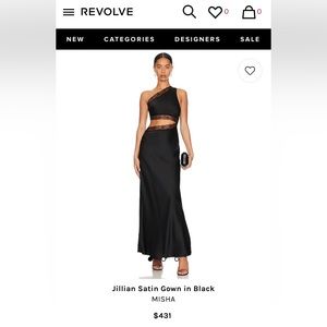 WORN ONCE! Misha Jillian Dress - Size L
